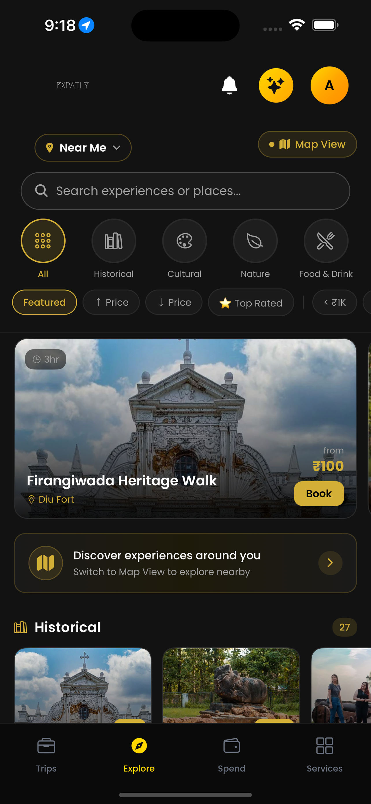 Explore Experiences